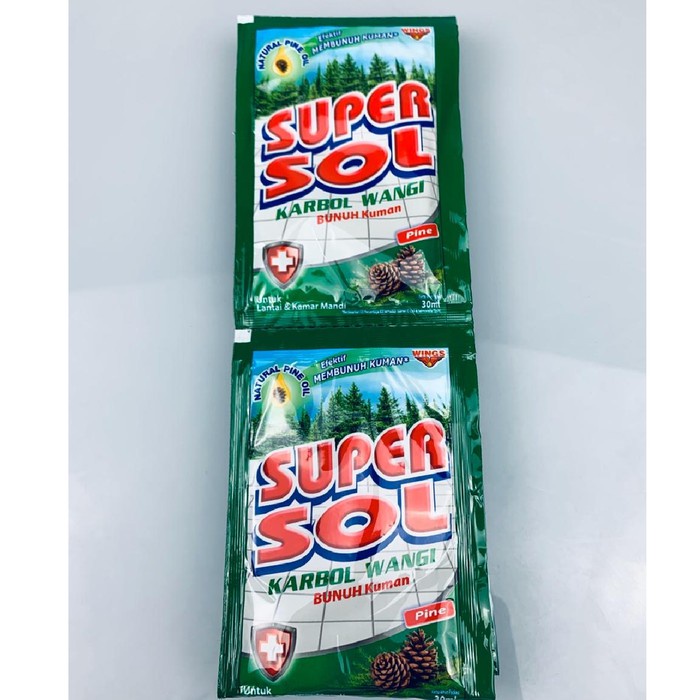 SUPERSOL CARBOL WANGI SACHET 1 PCS