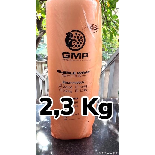 

Bubble Wrap Murah Ekonomis Merk GMP 125CM X 50M X 2,4KG - Putih