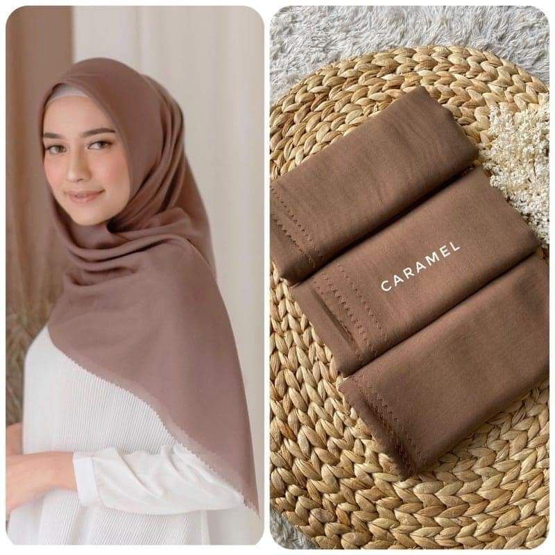 HIJAB SEGI EMPAT LASER CUT -HIJAB POLOS SEGI EMPAT LASER CUT -HIJAB SEGI EMPAT BELLA SQUARE -HIJAB S