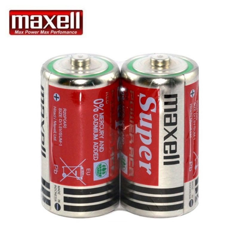 baterai type c maxell super power ace R14