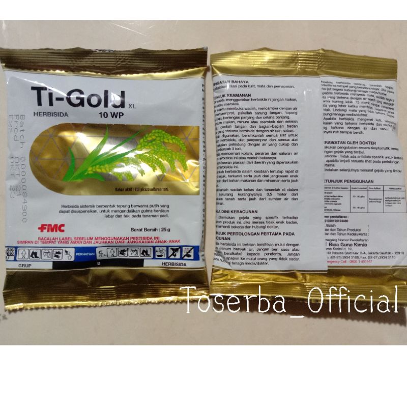 Herbisida TI-GOLD ti-gold 10WP 25Gr