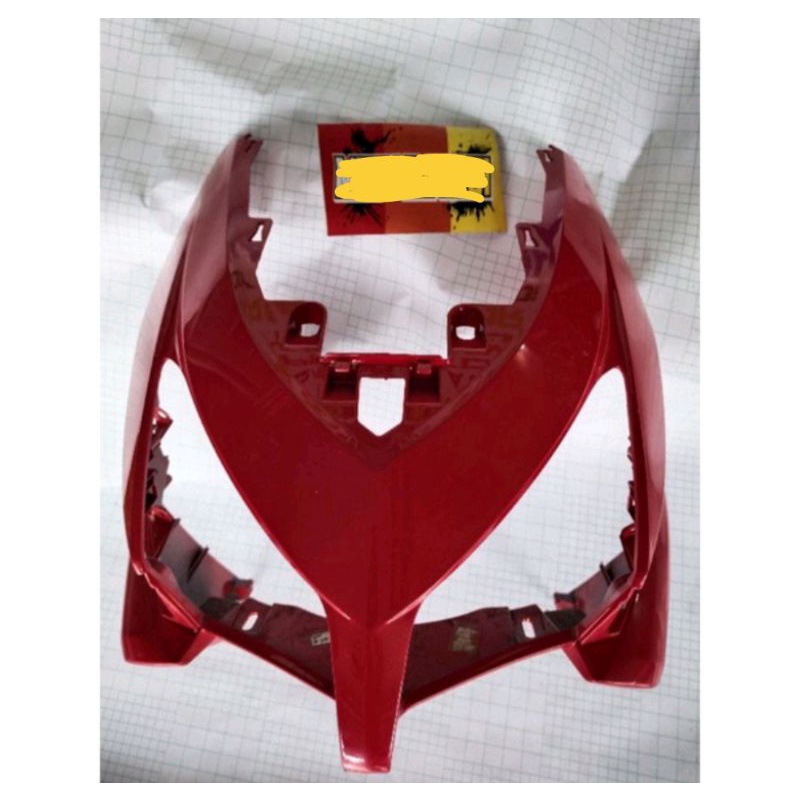 Tameng panel depan Vario 110 karbu merah ORI ahm