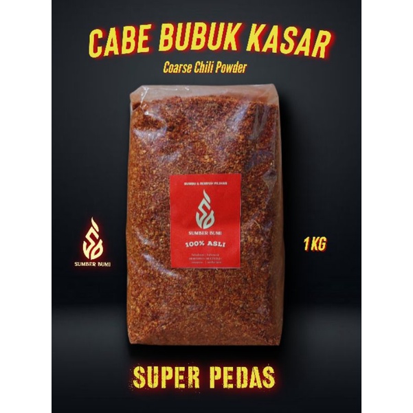 

CABE BUBUK ASLI / CHILLI POWDER / CHILLI GRANULE [1KG] - CABE BUBUK KASAR - BUMBU DAPUR / BUMBU MASAK [1KG]