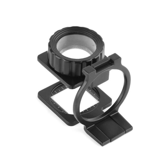 

SUN Metal Foldable Magnifier 20X Linen Tester Loupe Cloth Thread
