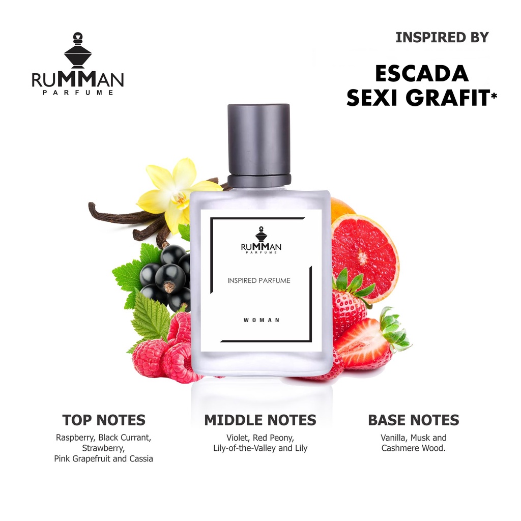 Inspired Parfum Escada Sexy Grafity Parfume Farfum Minyak Wangi Wanita Wangi Tahan Lama 24 Jam untuk Cewek Perempuan