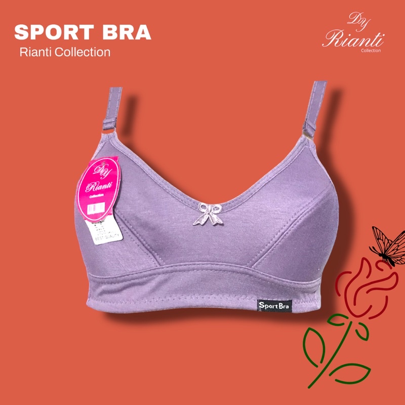 BRA RIANTI/SPORT BRA/BH REMAJA/BH KOMBINASI/BH TANPA KAWAT