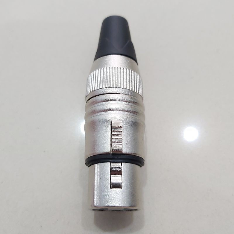 jack xlr male socket xlr female jack canon merk benji (sepasang 2pcs)