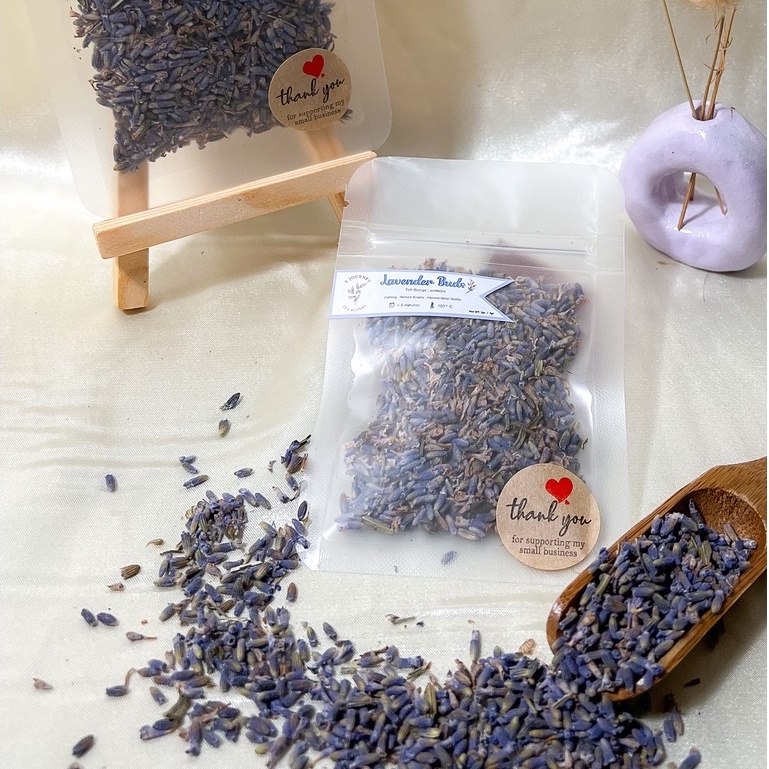 

Teh Bunga Lavender / Lavender Buds 3gr, 5gr. Teh Mempermudah Tidur/ Aromatherapy