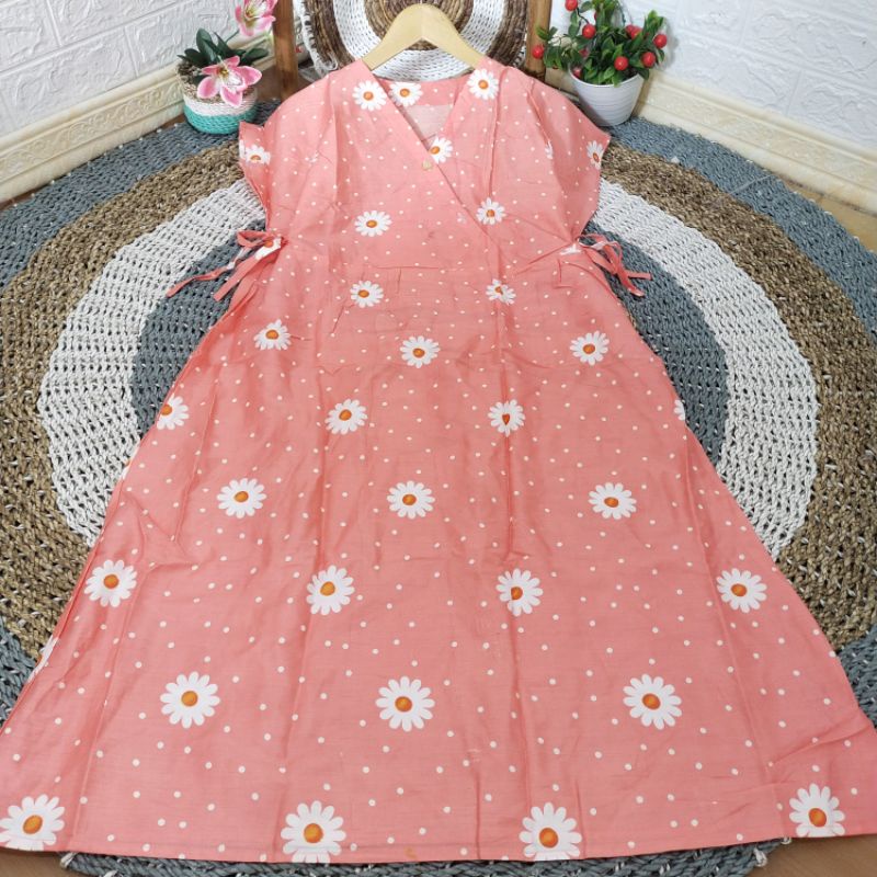 DASTER KIMONO PENDEK || DRESS KIMONO || HOMEDRESS KIMONO KEKINIAN-Bungga ddd