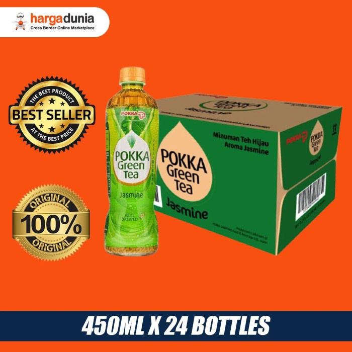 

Discount POKKA Green Tea Jasmine 24 botol x 450 ml /TEH DIET/TEH PELANGSING/TEH HIJAU/TEH JATI