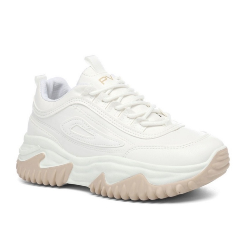 PVN Sungwoon Sepatu Sneakers Wanita Putih Sport Shoes Cream 298