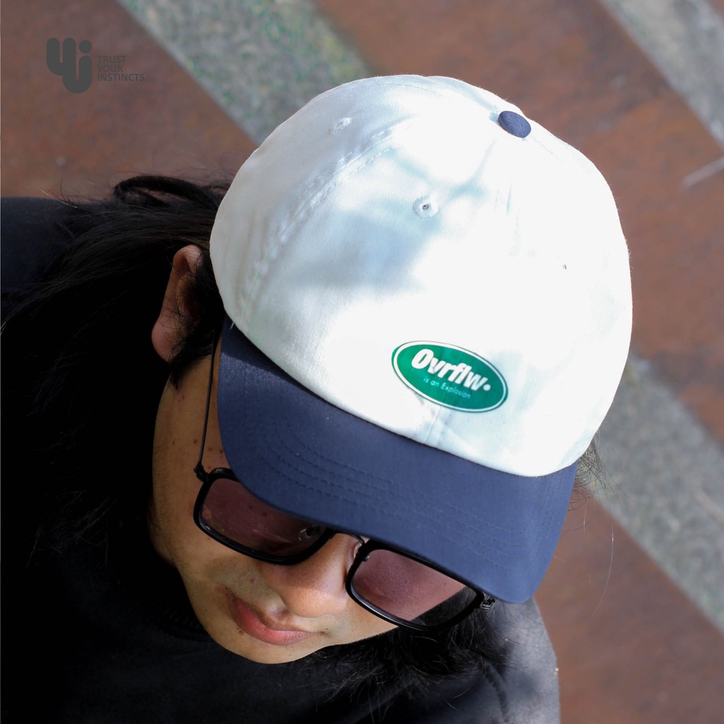 Topi Overflow Baseball Kombinasi Warna Lidah Pendek
