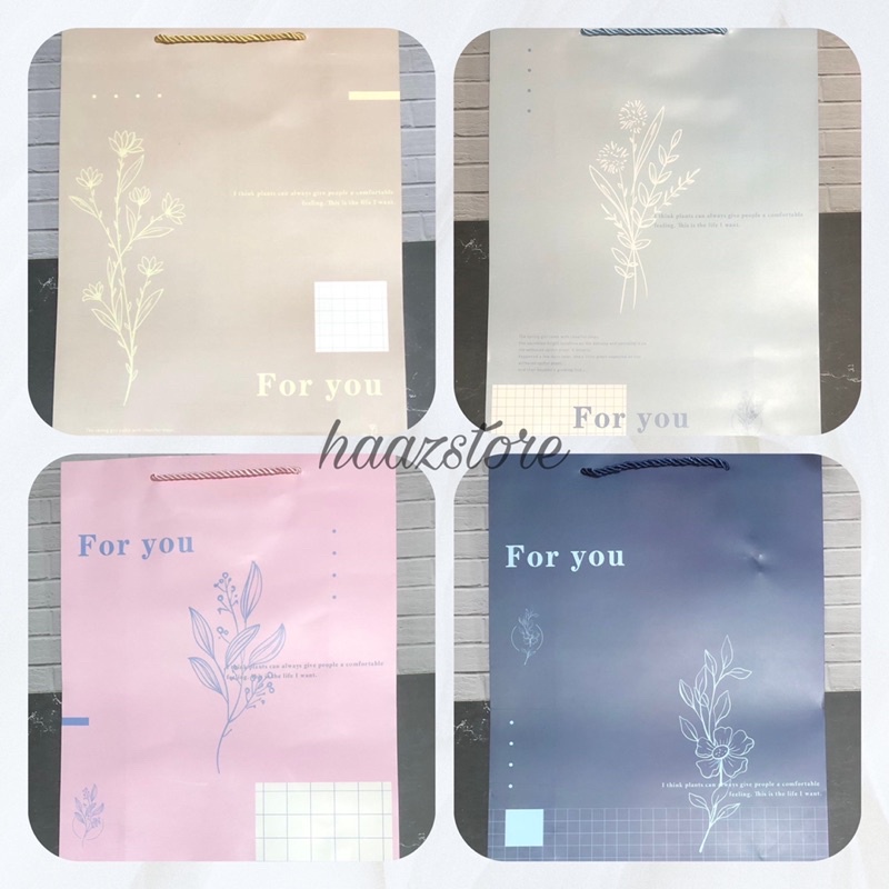 PAPER BAG PAPERBAG XL MOTIF TAS KERTAS PERNIKAHAN KADO ULANG TAHUN ANAK DEWASA