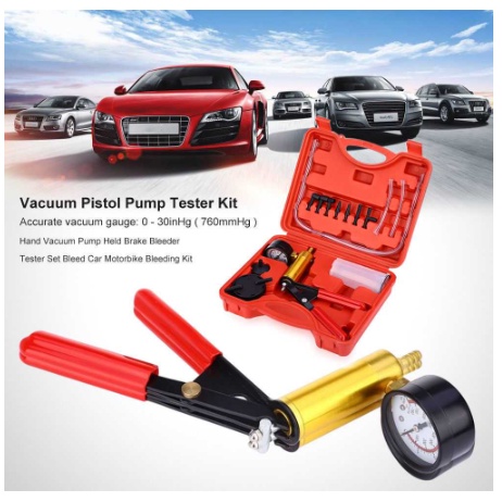 Vacuum Pistol Brake Bleeder Kit Bleeding Rem ABS Mobil Alat Pemompa Minyak Rem Mobil Cepat Mudah