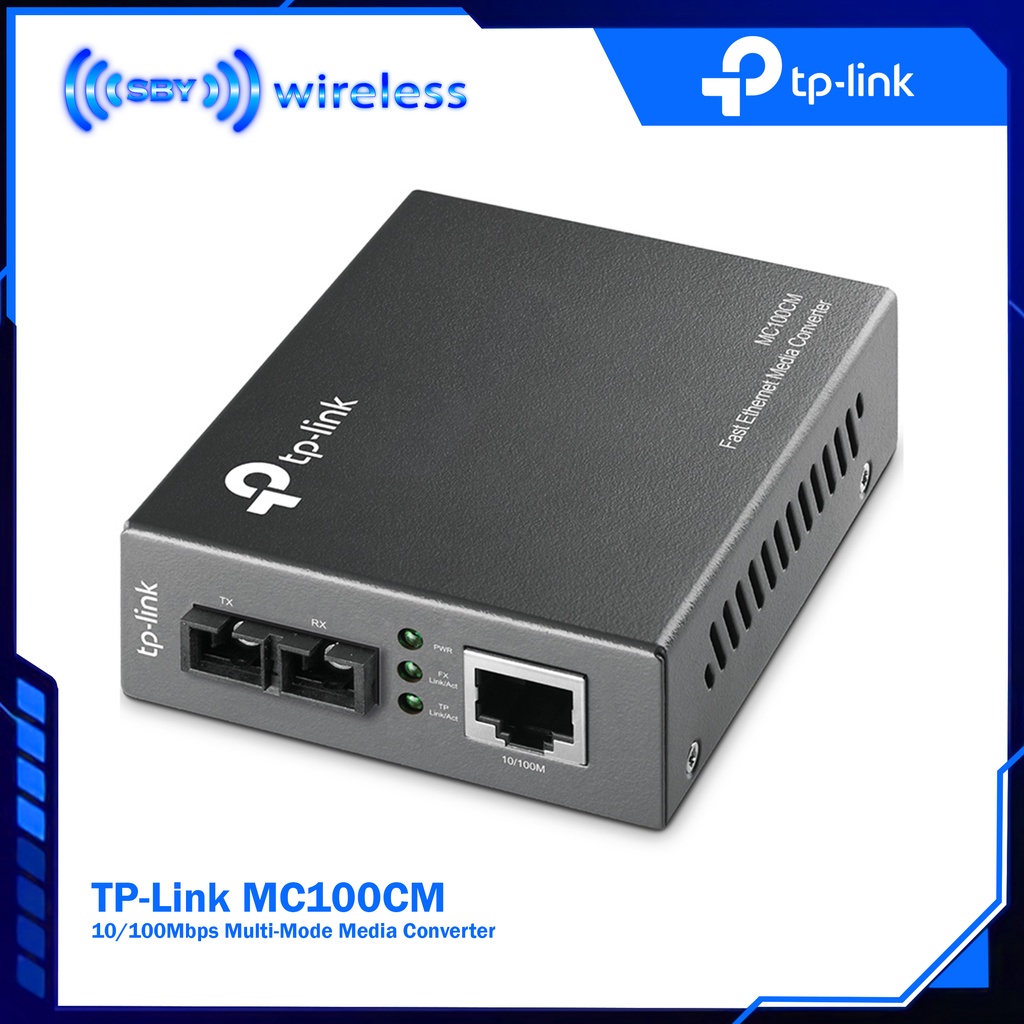 TP-LINK MC100CM 10/100Mbps Multi-Mode Media Converter TPLINK