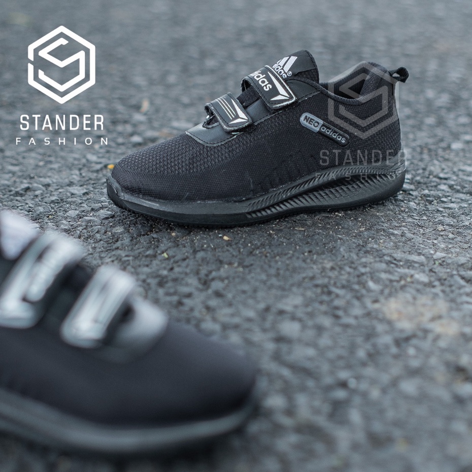 SEPATU ANAK SEKOLAH HITAM POLOS LAKI LAKI PEREMPUAN SEPATU SNEAKERS  SEPATU OLAHRAGA SEPATU  FASHION SEPATU ZUMBA ADS NW