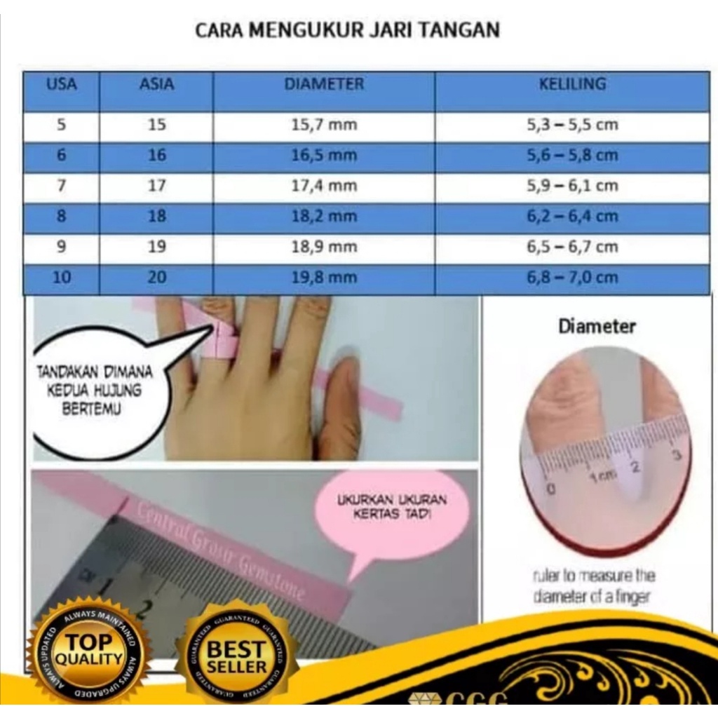 cincin melingkar titanium wanita anti karat