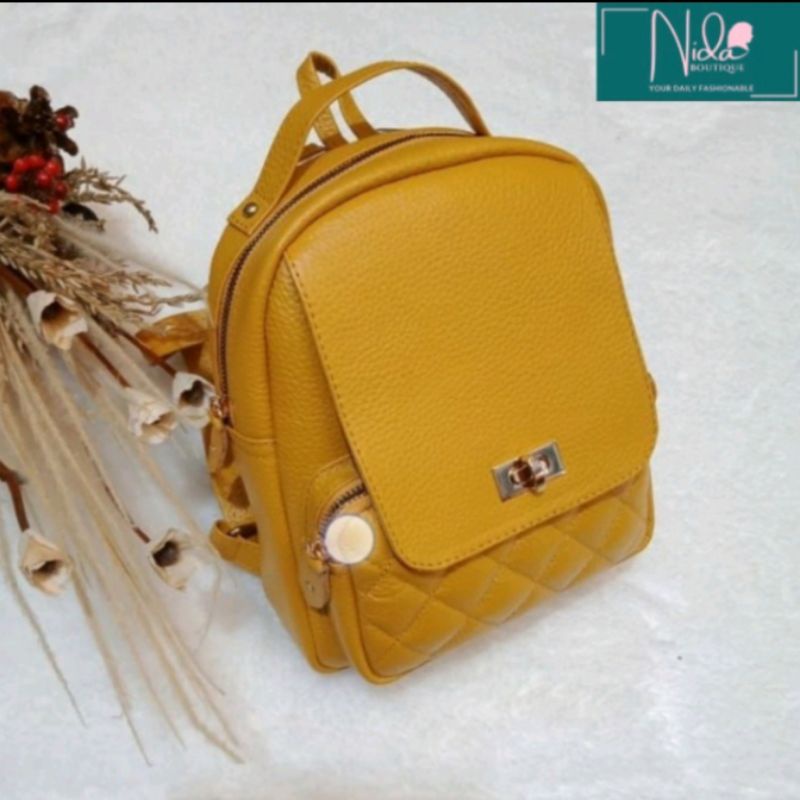 TAS PUNGGUNG WANITA - TAS KULIT ASLI - TAS WANITA - TAS KULIT WANITA