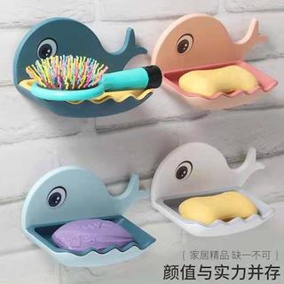 IKILOSHOP Model Ikan Paus Wadah Sabun Batang Tempat Soap Rak Kamar Mandi