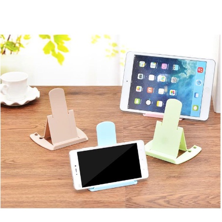 [ OBJ ] Stand Penyangga Hp Lipat Holder Mini Aksesoris Handphone Sandaran Plastik