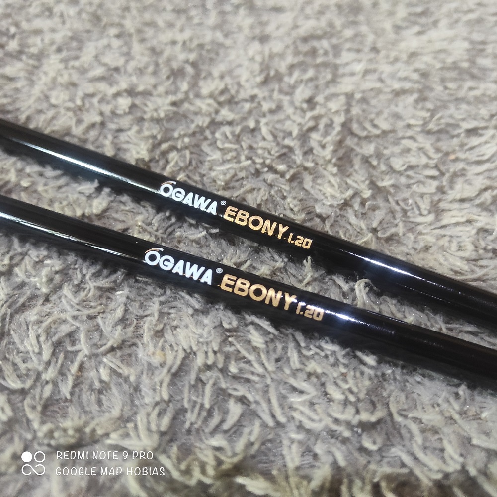 Blank bahan joran pancing carbon solid OGAWA EBONY 120
