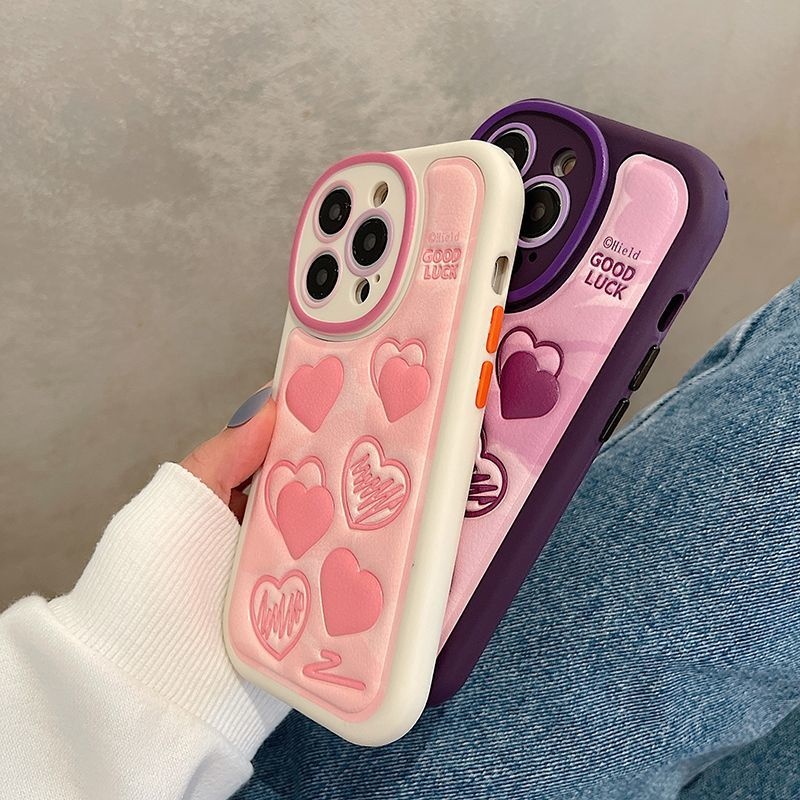 Case Desain Igraffiti Love Gaya Jepang Dan Korea Untuk IPhone 12 13 14 11 Pro Max
