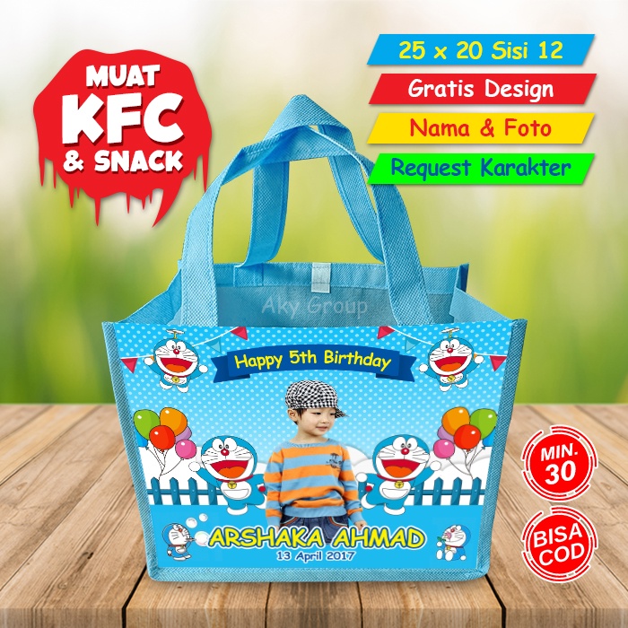 Jual Tas Ulang Tahun murah Tas Ulang tahun anak custom Tas ulang tahun