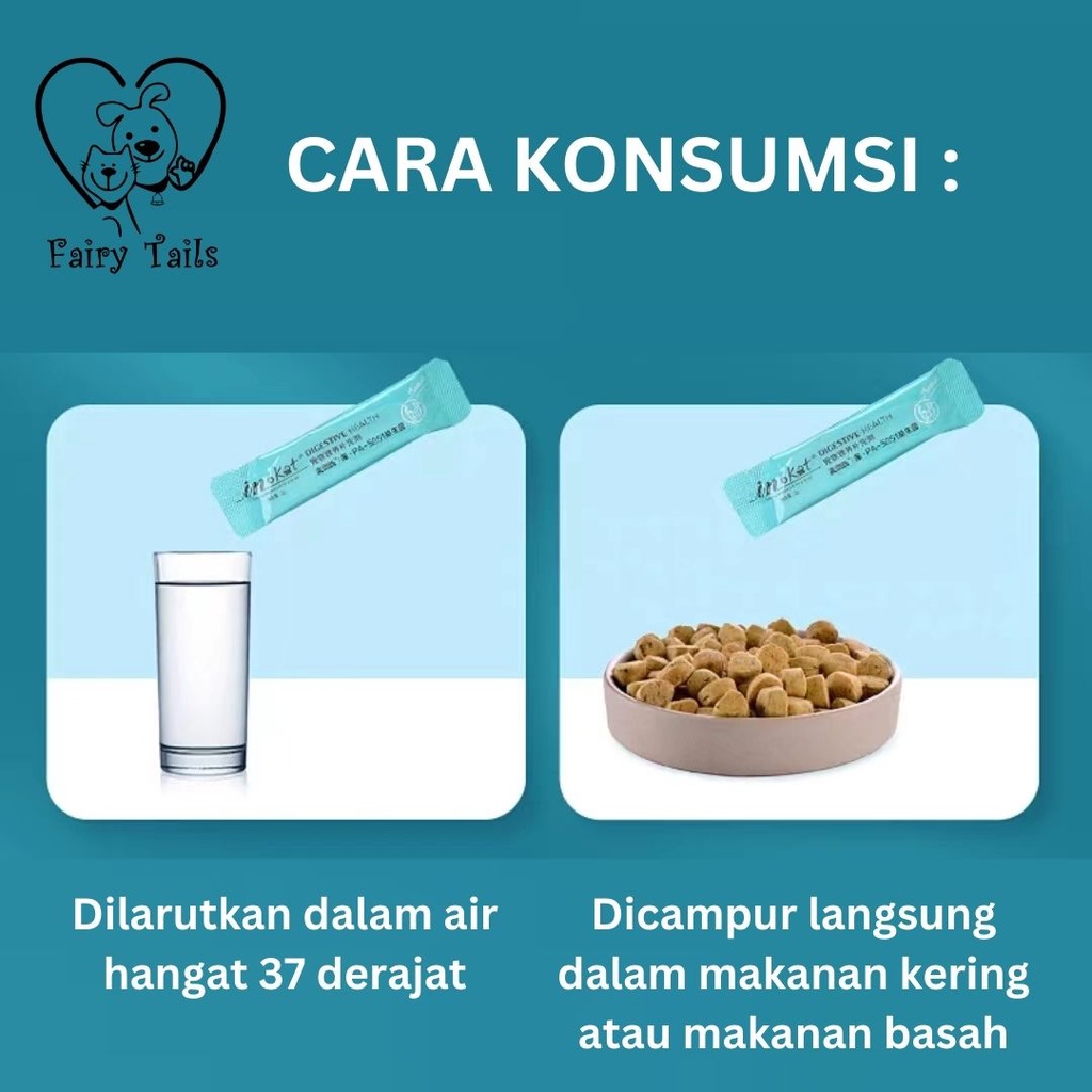 Suplemen Probitok dan L-Lysine Bubuk Untuk Kucing Anabul Menyembuhkan Diare dan Konstipasi Ringan Untuk Kesehatan Pencernaan Meningkatkan Daya Tahan Tubuh / Probiotic and L-Lysine Powder Supplement for Cat