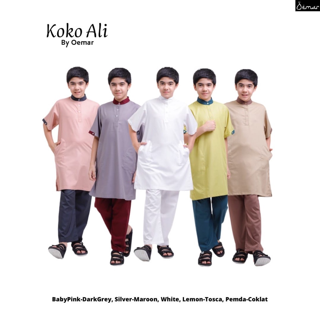 Kurta koko anak ali coupel kurta setelan anak katun toyobo kurta anak