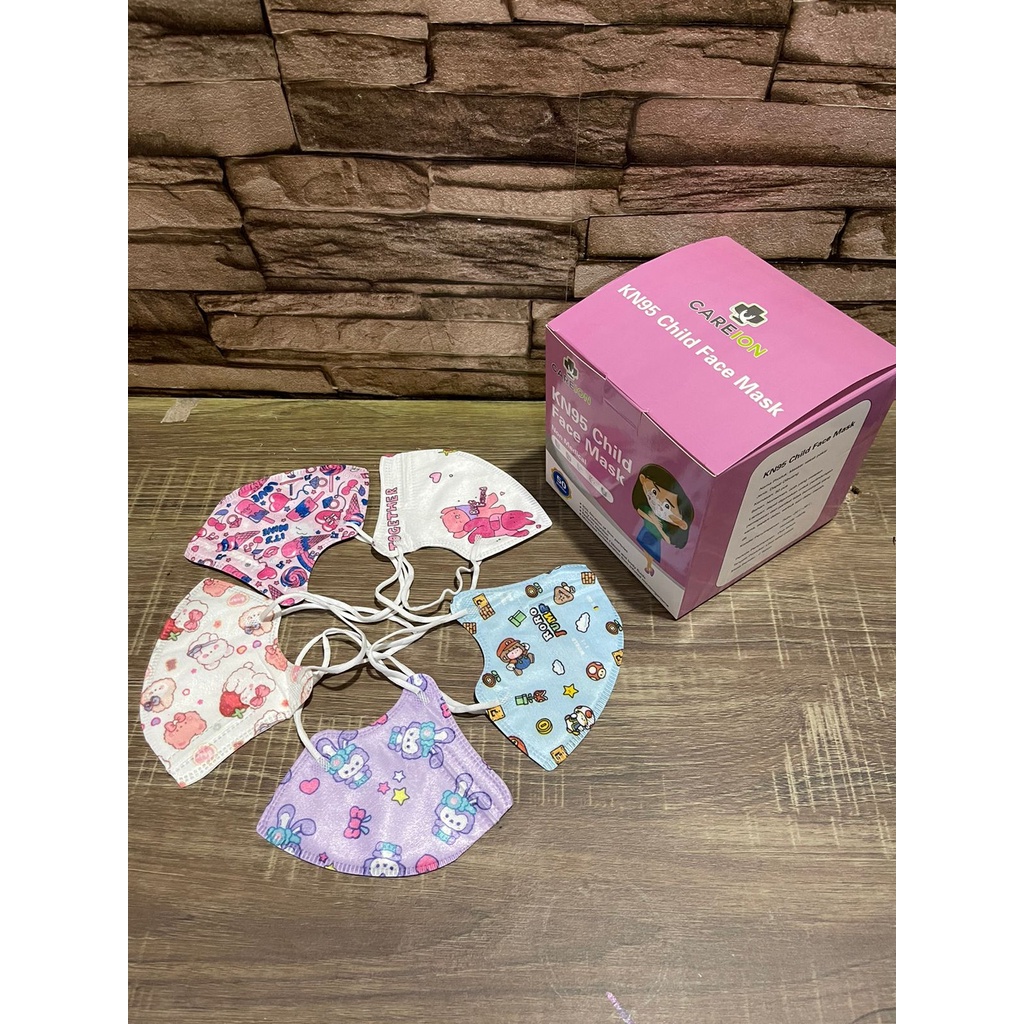masker kn95 anak careion / masker anak / masker 50PC