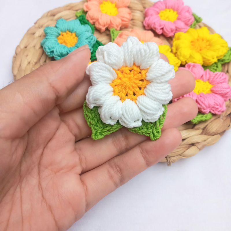 Bunga Rajut Daisy |  Bros Bunga Daisy