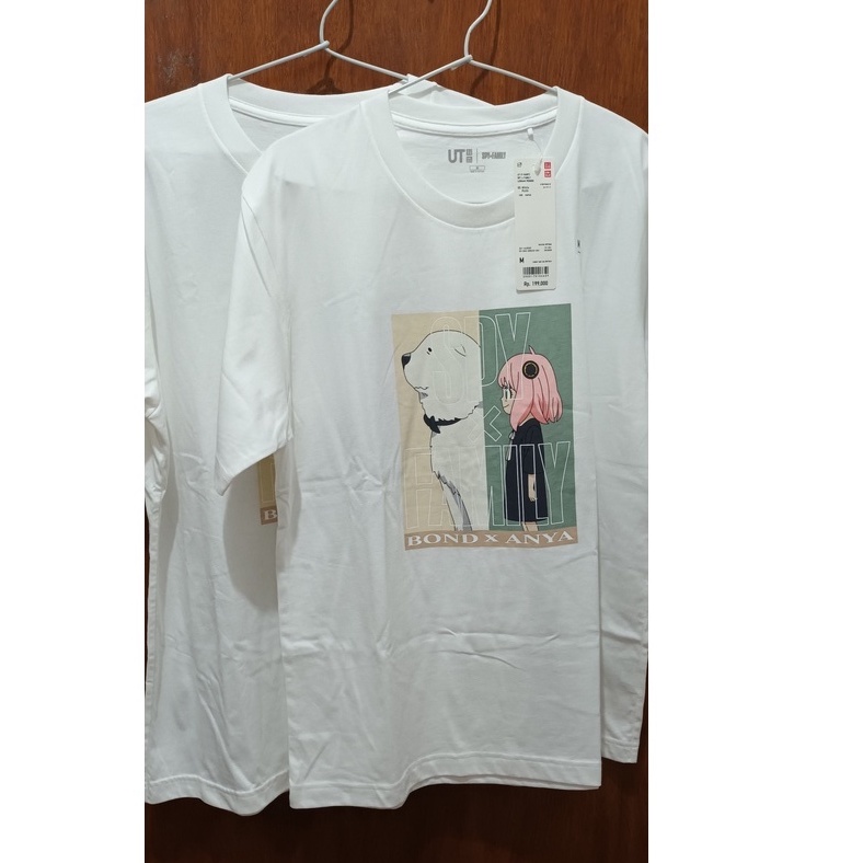 Uniqlo spy x family v2 Original anya x bond white