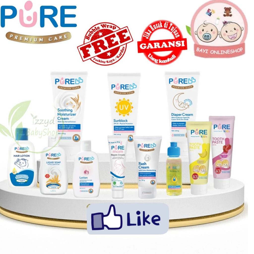 Pure baby  Lotion 200ml - Purebaby Body Lotion 200 ml / EXPIRED LAMA bayi online shop Hair lotion Liquid Soap Wash Toothpaste Rash Cream Diaper Cream