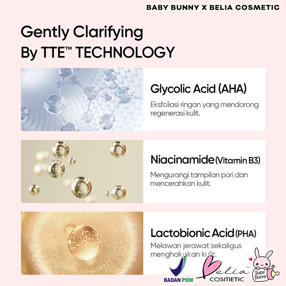 ❤ BELIA ❤ SKINTIFIC Glycolic Acid | Daily Clarifying Toner 80ml | Essence | Ceramide | Niacinamide | Brightening | Perawatan Wajah | BPOM