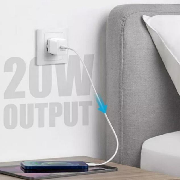 Anker PD Fast Charger 20W PowerPort III Nano PIQ 3.0 iPhone 12 iPad - 20W - A2631