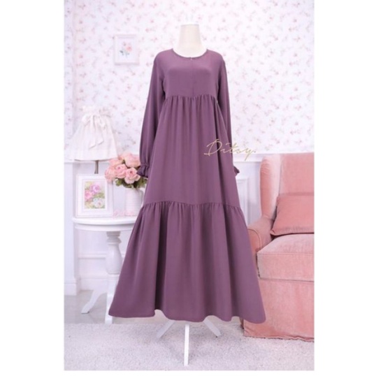 ditsy lelia marzan eggplant size L