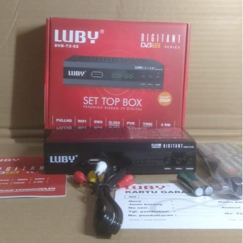 SET TOP BOX / STB MEREK LUBY STB DVB T2 01 TV DIGITAL UNTUK SEMUA JENIS TV