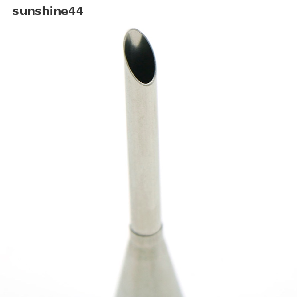 Sunshine 1pc Spuit Piping Panjang Bahan Stainless Steel Untuk Dekorasi Kue