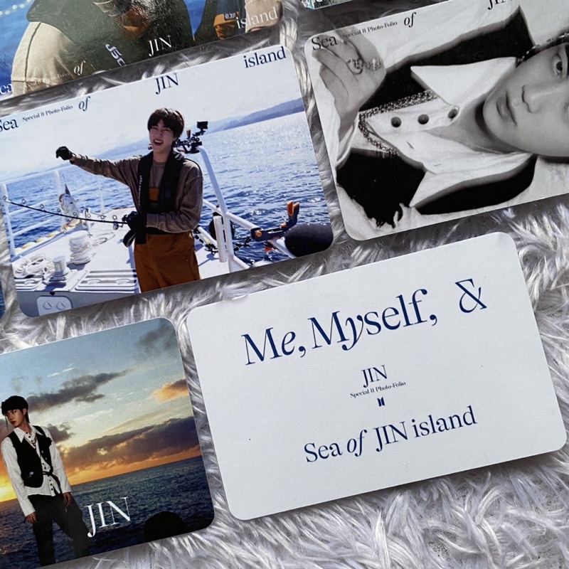 PHOTOCARD BTS JIN ME MYSELF AND SEA