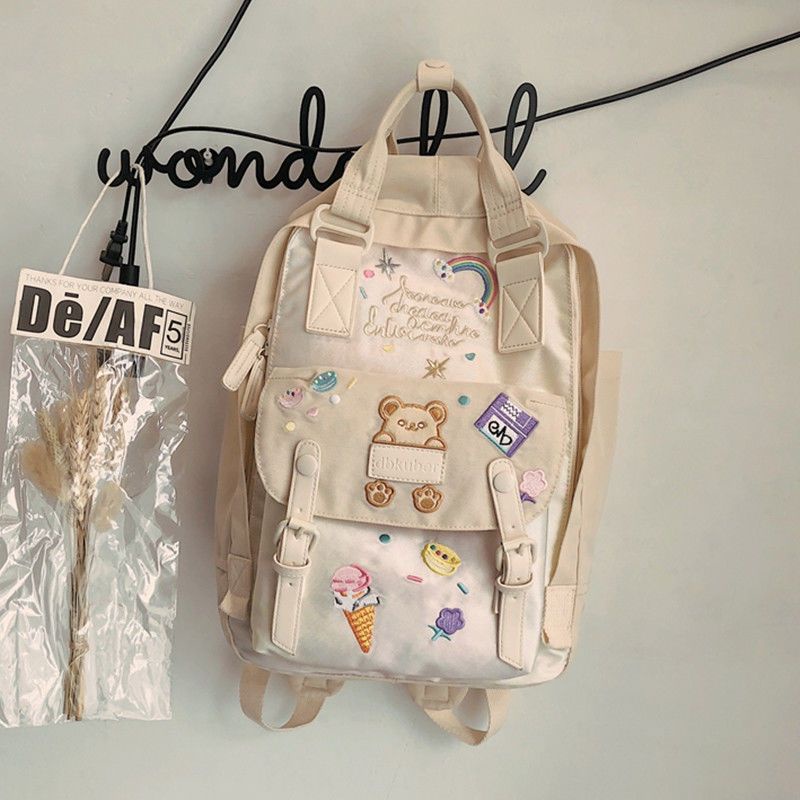 Sera unicorn gadis hati ransel ins tas sekolah lucu dan tampan super hot perempuan Harajuku ulzzang ransel mahasiswa