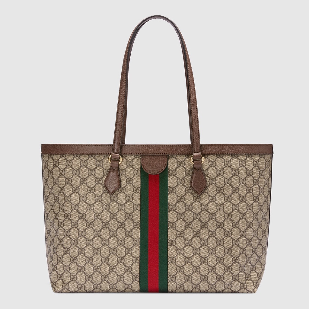 Gucci Ophidia Collection Medium GG Tote/กระเป๋าผู้หญิง/กระเป๋าถือ/Crossbody/กระเป๋าช้อปปิ้ง/รับประกั