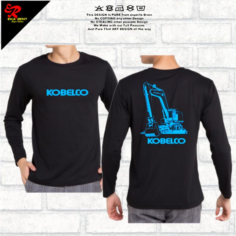 Kaos Exavator Kobelco Lengan Panjang