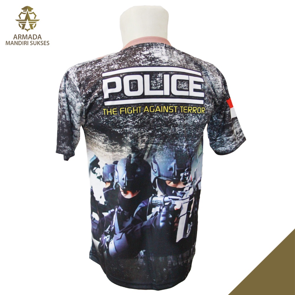 Kaos Jersey Police - Jersey Police Full Printing