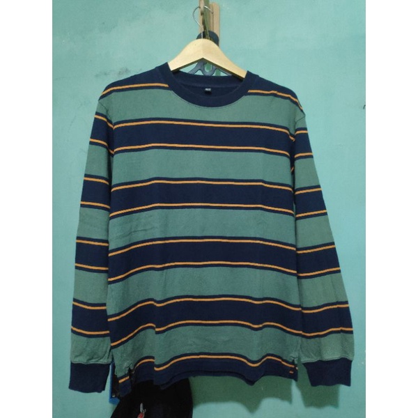 Uniqlo Stripe Long Sleeve Iqbaal