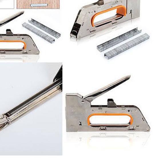 

Paket Staples Tembak Gun Tacker + Isi atau Refil 13/8 Stapler Jok