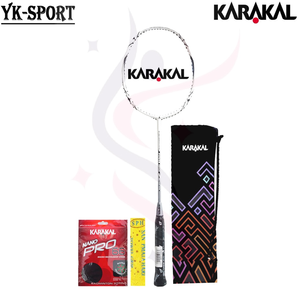 Raket Badminton Karakal Power Edge Bonus Komplit