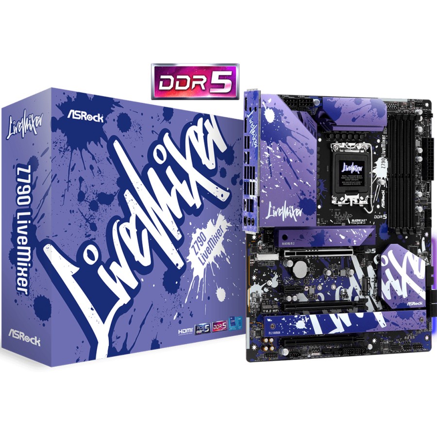 ASROCK Z790 LIVEMIXER DDR5 INTEL Z790 LGA1700 MOTHERBOARD