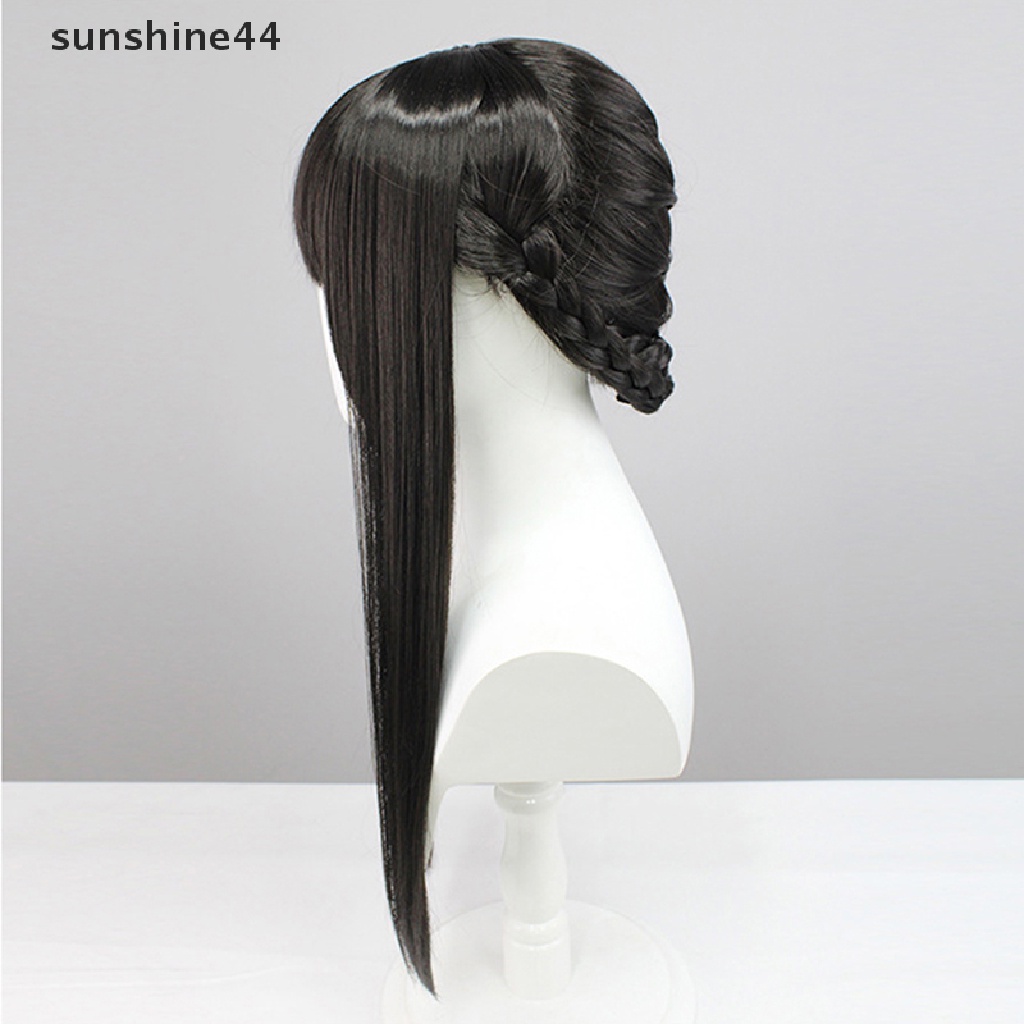 Sunshine Wig / Rambut Palsu Wanita Model Anime Spy X Family Yor Forger Warna Hitam Untuk Pesta Halloween