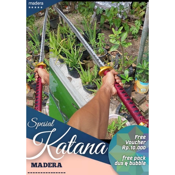pedang kayu katana