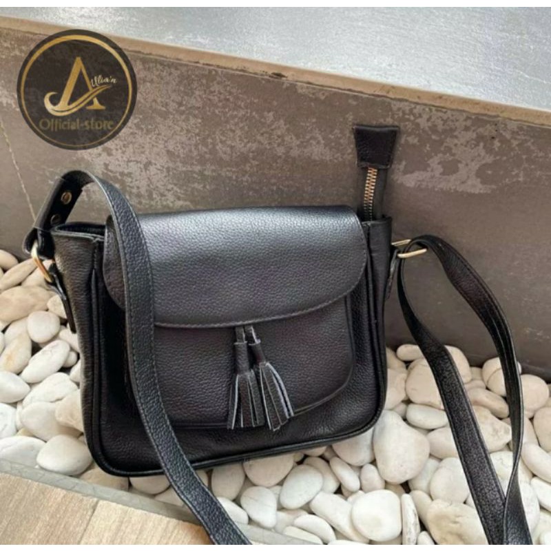 TAS WANITA KULIT ASLI TAS KULIT SLEMPANG WANITA GARUT TAS KULIT GARUT ASLI